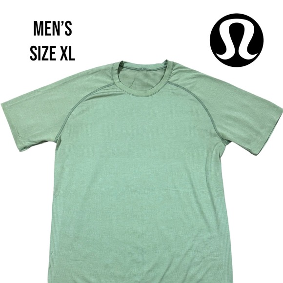lululemon athletica Other - Lululemon‎ Metal Vent Tech 2.0 Shirt Men's XL Green Movement Is Medicine Gym Run